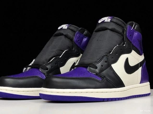 1st Kicks 1 Court Air Jordan Purple 555088-501 0708